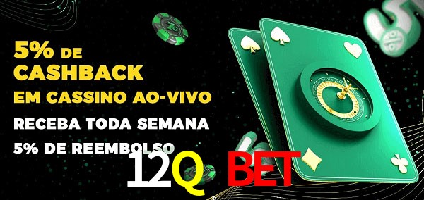 Promoções do cassino ao Vivo 12Q Bet